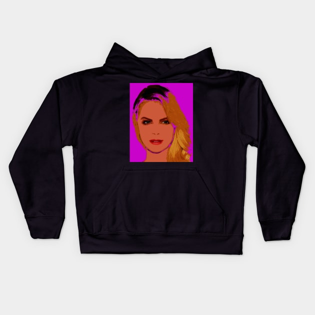 charlize theron Kids Hoodie by oryan80